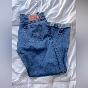 Levis 501 dark blue jeans
